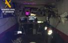 Garaje en el que se organizó la fiesta en Berriozar con drogas y música muy alta