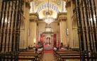 Capilla de San Fermín en la misa de la Escalera del 5 de mayo.