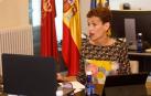 María Chivite, durante la conferencia de presidentes este domingo.