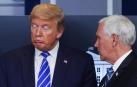 Trump y su vicepresidente Mike Pence, en la Casa Blanca.