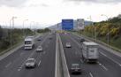 12 DE MAYO. Tráfico fluido este martes por la tarde en la A-15, a la altura de Noáin.