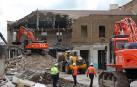 El miércoles se iniciaron los trabajos para demoler el inmueble inaugurado en el II Ensanche en 1926