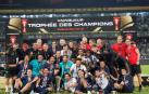 El PSG, tras ganar la Supercopa de Francia.