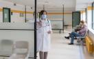 Fotografías de cuatro profesionales sanitarios navarros que se han infectado con el coronavirus y han regresado al trabajo.