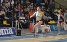 Nerea Bermejo, en el Campeonato de España de Ourense donde firmó su mejor marca en 200m.