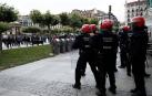 Pamplona registra incidentes tras una concentración de apoyo al etarra Patxi Ruiz