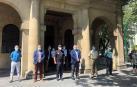 Minuto de silencio en las instituciones navarras por los fallecidos por el COVID-19