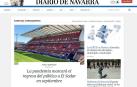 Portada de Diario de Navarra.