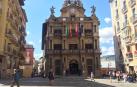 El Ayuntamiento de Pamplona, este sábado.