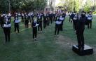 El homenaje se ha realizado en la explanada de Urgencias
