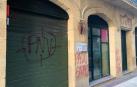 Nuevo ataque con pintadas contra la sede del PNV  de San Sebastián