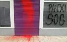 Atacan la sede de Podemos en Pamplona con pintadas a favor del etarra Patxi Ruiz