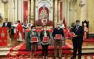 Las "manos amigas" de la pandemia reciben la gratitud de San Fermín