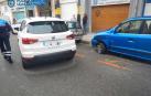 Denunciado por dar una tasa de 1,20 mg/l tras chocar contra tres coches estacionados en Pamplona