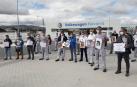 El comité de VW Navarra se concentra en apoyo a los trabajadores de Nissan y Alcoa