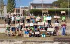 El alumnado de 4º de Primaria del colegio Marqués de la Real Defensa de Tafalla está trabajando en el proyecto 'Pótamo Zidakos'.
