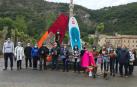 Emprendedores de la zona agrupados en Tierras de Iranzu se reunieron ayer en el monasterio del mismo nombre para presentar el programa.