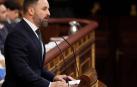 Abascal dice que Iglesias "sólo riñe a su empleado Pedro Sánchez"