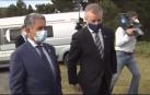 Vídeo: Simbólico encuentro entre Revilla y Urkullu para escenificar la movilidad entre Cantabria y País Vasco