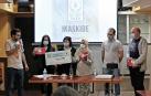 Gesto solidario sanferminero de la Anaita