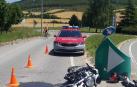 Un motorista herido grave tras caerse en Olloki