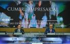 Antonio Garamendi, presidente de la CEOE, y Juan Miguel Sucunza, presidente de la CEN.