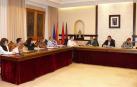 Imagen de un pleno anterior en el Ayuntamiento de Cintruénigo.