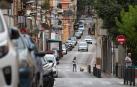 Calle de Sant Feliu de Guíxols (Girona), donde un hombre atacó a su mujer y a su hija de cinco años con sosa cáustica