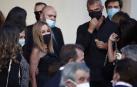Imagen de Ana Obregón en el funeral de Álex Lequio