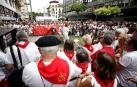 Las peñas y Sanfermines 78 Gogoan mantienen el homenaje a Germán