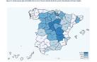 Mapa de la tercera ola del estudio de prevalencia del Covid en España.