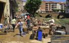 9 de julio de 2019. Tafalla amaneció literalmente arrasada. La fuerza del agua y el barro dejó inutilizables decenas de objetos materiales y anegó decenas de bajos, viviendas y establecimientos comerciales y de hostelería.