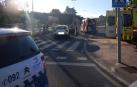 La Policía Municipal y los servicios de emergencias, en el lugar del atropello.