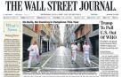 Los no Sanfermines, en la portada de 'The Wall Street Journal' de este miércoles 8 de julio