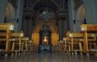 Imagen del interior de la capilla de San Fermín, en la iglesia de San Lorenzo de Pamplona