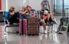Pasajeros en el aeropuerto de Palma.