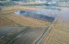 Un incendio en un campo de cereal el sábado en Berrioplano afecta a 6 hectáreas