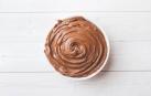Un tazón cargado de Nutella