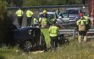 Fallecen una madre y su hijo en un accidente de tráfico en la A6 en Abegondo
