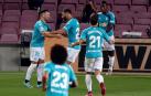 Imágenes del choque entre rojillos y culés correspondiente a la Jornada 37 de LaLiga Santander disputado en el Camp Nou.