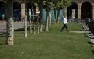 Los jardines de Pamplona se benefician de los 'no Sanfermines'