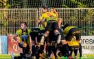 Los jugadores del Portugalete celebran un triunfo anterior.