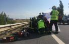 Herido grave tras ser arrollado por un camión en la PA-30 en Mutilva
