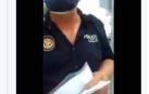 Fotograma del vídeo solicitud habeas corpus por no llevar mascarilla.