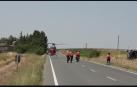 Vídeo: Traslado en helicóptero del joven herido en Cadreita