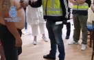 Un momento de la operación policial.