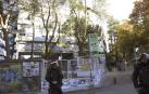 45 detenidos en el desalojo de los okupas de un colegio mayor