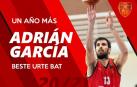 Adrián García seguirá un año más en Basket Navarra