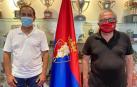 Luis Sabalza y Bautista Mena, presidentes de Osasuna y Valtierrano.
