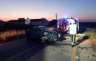 Dos trasladados al CHN, uno grave, tras un choque frontal en Marcilla